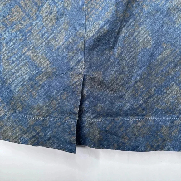 NIC+ZOE Blue Print Skirt Size 8 - Picture 8 of 9